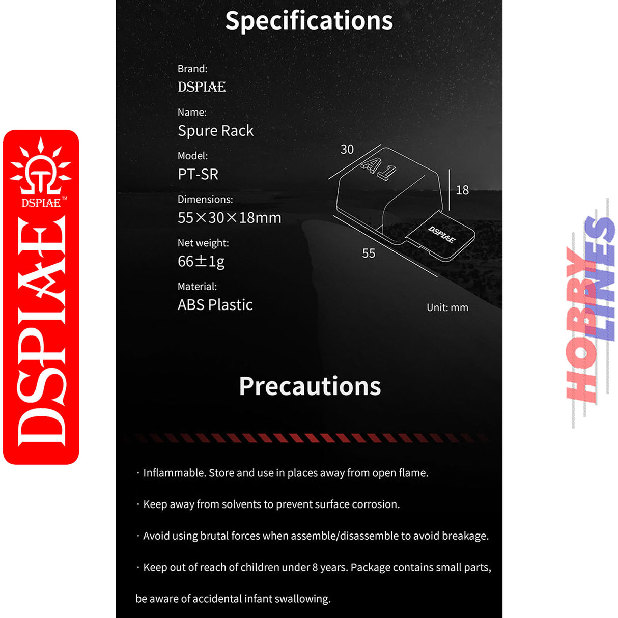 PT-SR Sprue Rack System | DSPIAE | DS019