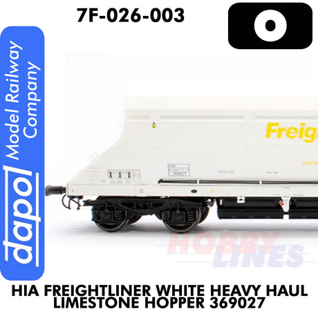 HIA Freightliner White Heavy Haul Limestone Hopper 369027 | Dapol | 7F-026-003