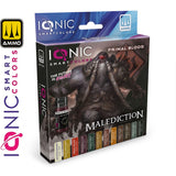 Acrylic Paint Set - 12 x 20ml Jars - Malediction Primal Blood | IONIC | IONIC0463