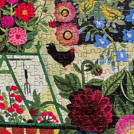 eeBoo GARDEN HARVEST 1000 pc Square Jigsaw Puzzle Super Deluxe PZTGHV