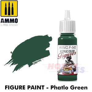 Ammo ACRYLIC COLOUR for FIGURES 17ml jar agitator ball Full Range Mig Jimenez