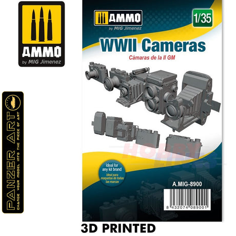 3D Printed WWII Cameras - 1:35 | Ammo by Mig Jimenez | MIG8900
