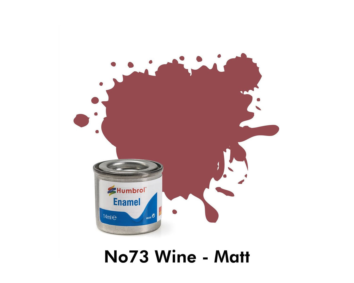 Enamel Tinlets No 73 Wine Matt