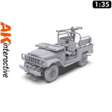 FJ43 Pickup with SPG-9.  Recoilless Gun - Model Kit | AK interactive | AK35003