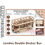 London Double Decker - 3D Puzzle | Wooden City | WR303