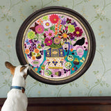 Fruits & Flowers Still 500pc - Round Puzzle | eeBoo | PZFFUF