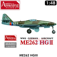 Load image into Gallery viewer, Messerschmitt Me262 HGIII 1:48 Model kit AMUSING HOBBY AH48A003
