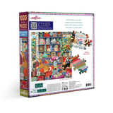 English Cottage Library - 1000pc Puzzle | eeBoo | PZT928