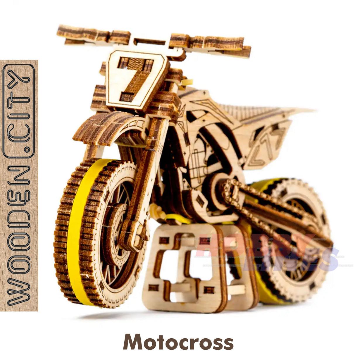 MotoCross Bike - 3D Puzzle | Wooden City |  WR343