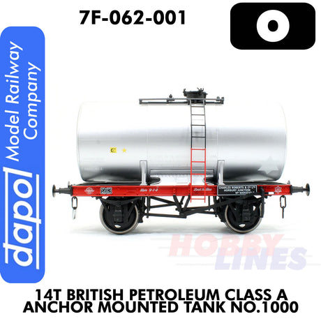 14T British Petroleum Class A Anchor Mounted Tank No.1000 | Dapol | 7F-062-001