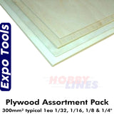 Plywood assortment pack  | Expo Tools | BW001070