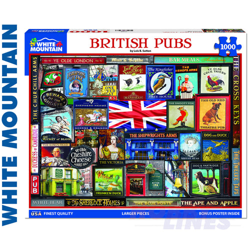 British Pubs 1000 Piece Jigsaw Puzzle 1763