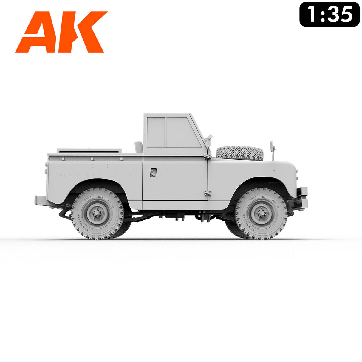 Land Rover 88 - Series IIA Rover 8 - Model Kit | AK interactive | AK35012