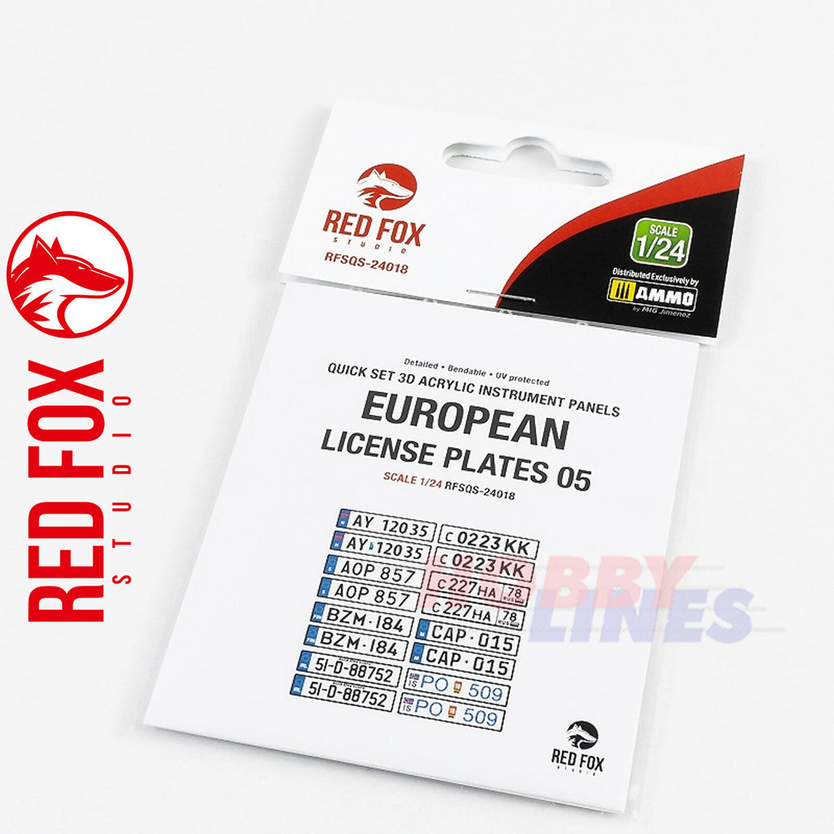 1/24 European Lincense plates vol.05