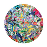 Paradise Garden 500 piece - Round Puzzle | eeBoo | PZF396