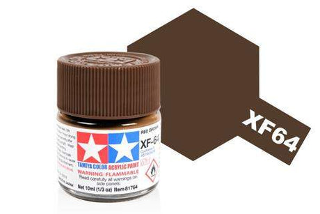 Acrylic Mini Paint - Xf-64 Red Brown | Tamiya | TM81764