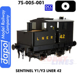 Sentinel Y1/Y3 LNER 42 - DCC Ready | Dapol | 7S-005-001