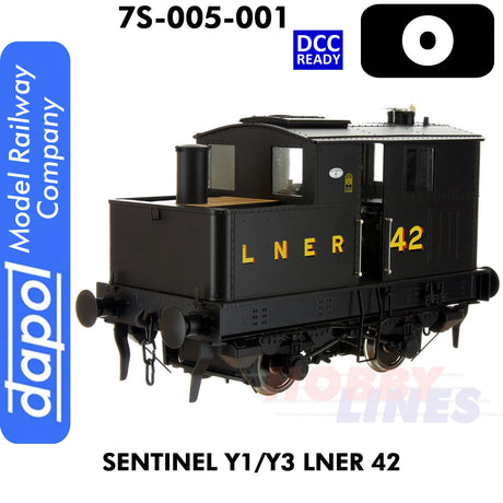 Sentinel Y1/Y3 LNER 42 - DCC Ready | Dapol | 7S-005-001