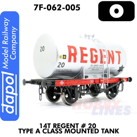 14T Regent #20 A Class Mounted Tank | Dapol | 7F-062-005