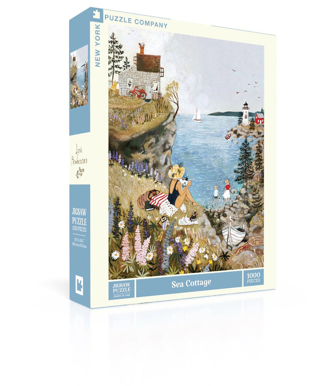 Sea Cottage 1000pc Puzzle | New York Puzzle Company | NPZLP2465