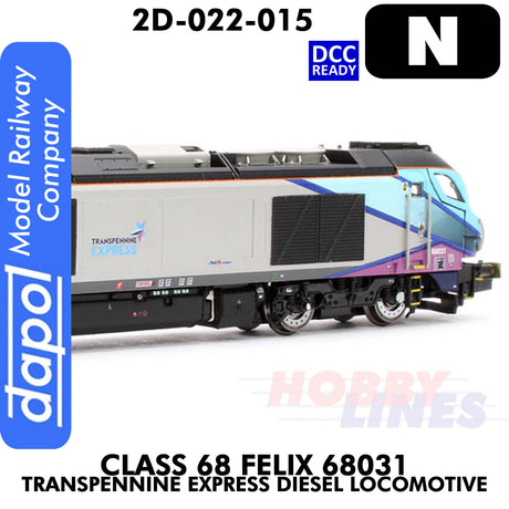 Class 68 Felix 68031 Transpennine Express  - DCC ready |  Dapol | 2D-022-015
