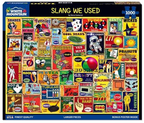 Slang We Used - 1000pc Puzzle | White Mountain | 1885pz