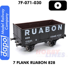 Load image into Gallery viewer, 7 Plank Wagon RUABON 828 1:43 O gauge Dapol 7F-071-030
