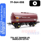 TTA 45T Tanker LPL Maroon 65744  | Dapol | 7F-064-008