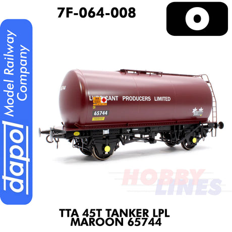 TTA 45T Tanker LPL Maroon 65744  | Dapol | 7F-064-008