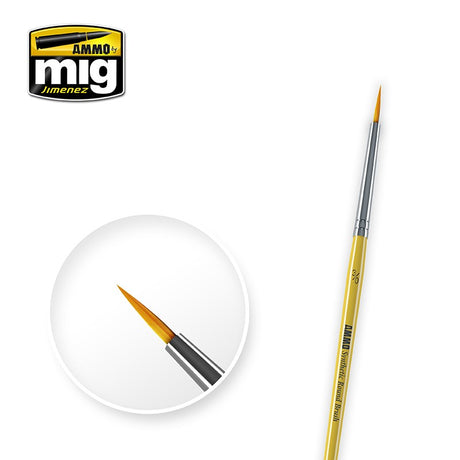 Synthetic Brush -  Size 3/0 | Ammo by Mig Jimenez | MIG8611