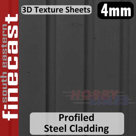 SLATE ROOFING Grey 1:76 OO 4mm 3D Texture Sheet FINECAST FBS415G