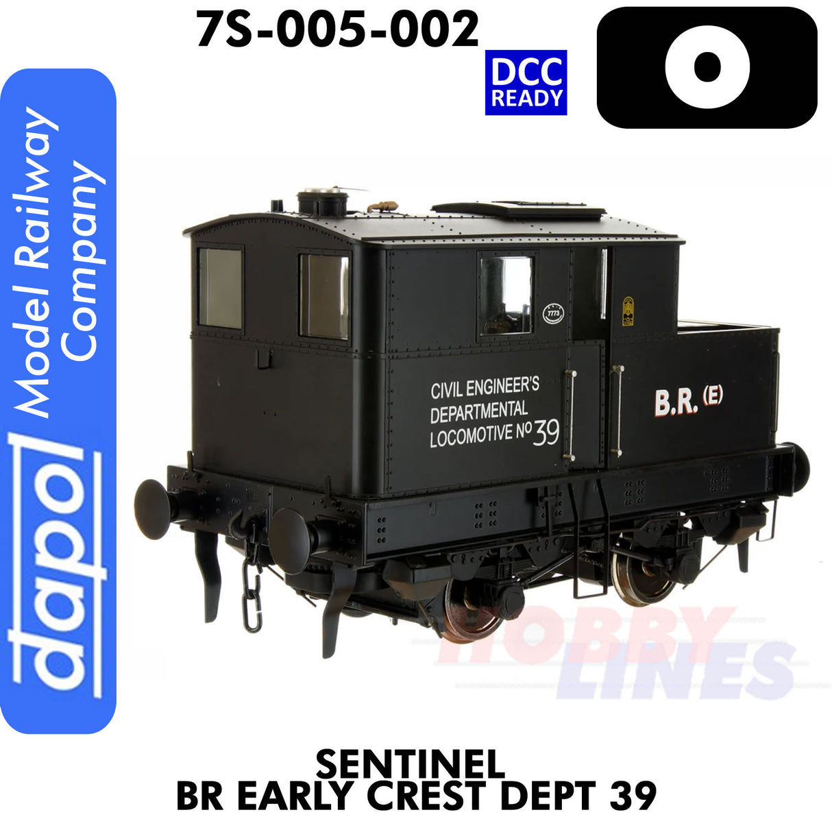 Sentinel  BR Early Crest Dept 39 - DCC Ready | Dapol | 7S-005-002