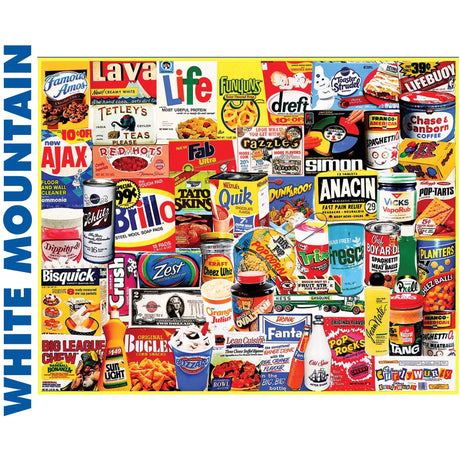 THEY STILL MAKE THAT? 1000 pc super deluxe Jigsaw Puzzle WHITE MOUNTAIN1901pz