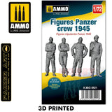 3D Printed Figures Panzer Crew 1945 - 1:72 |  Ammo by Mig Jimenez | MIG8921