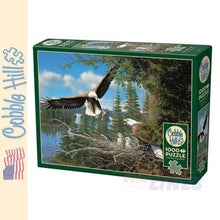 Load image into Gallery viewer, Nesting Eagles Cobble Hill puzzle 1000pc CH40173
