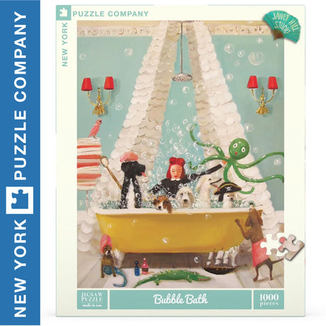 BUBBLE BATH New York Puzzle Company 1000pc Random Cut Jigsaw 