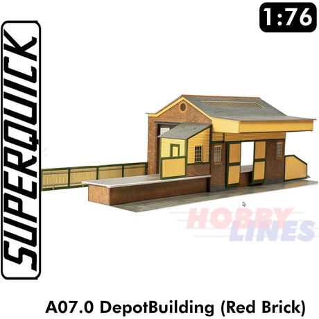 GOODS DEPOT A7 Brick 1:72 OO kit Gauge Railways Building Series A A07 SuperQuick