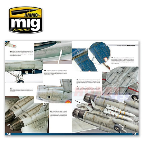 ENCYCLOPEDIA OF AIRCRAFT 4 Weathering Modelling Techniques Book Ammo by Mig Jimenez MIG6053