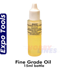 Load image into Gallery viewer, FINE OIL 15ml Bottle Light Machine Gear Oil Refill oiler Expo Tools 74326 
