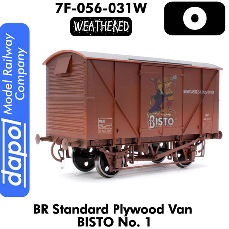BR Standard Plywood Van - Bisto |  Dapol | 7F-056-031W