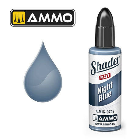 Shader - Matt - Night Blue | Ammo by Mig Jimenez | MIG0749