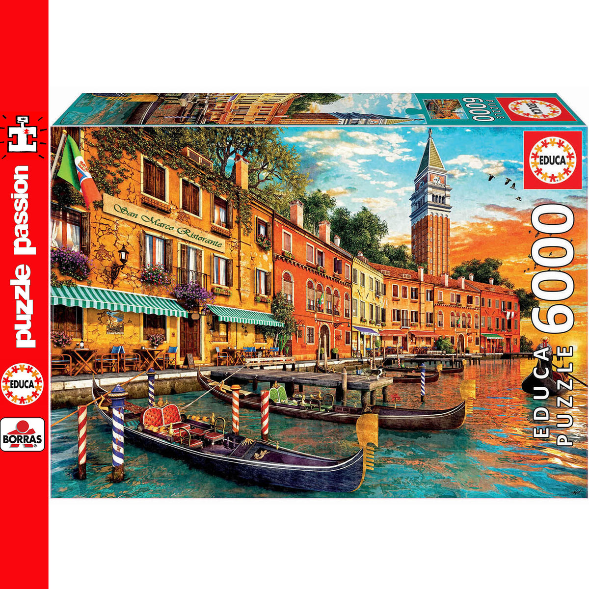 San Marco Sunset 6000 Piece Jigsaw Puzzle | Educa | 19286