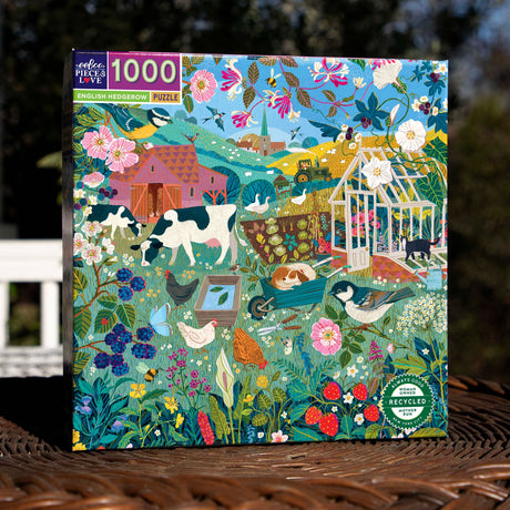English Hedgerow  1000 pc Puzzle | eeBoo |  PZTEHG