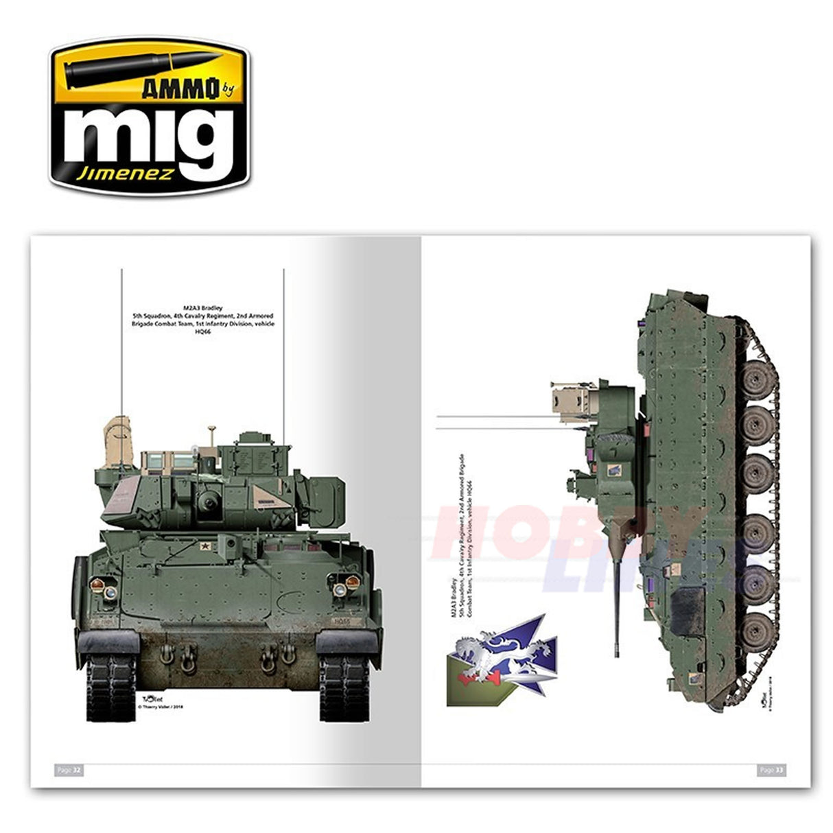 M2A3 BRADLEY FIGHTING VEHICLE 1 In Detail Book Ammo by Mig Jimenez MIG5951