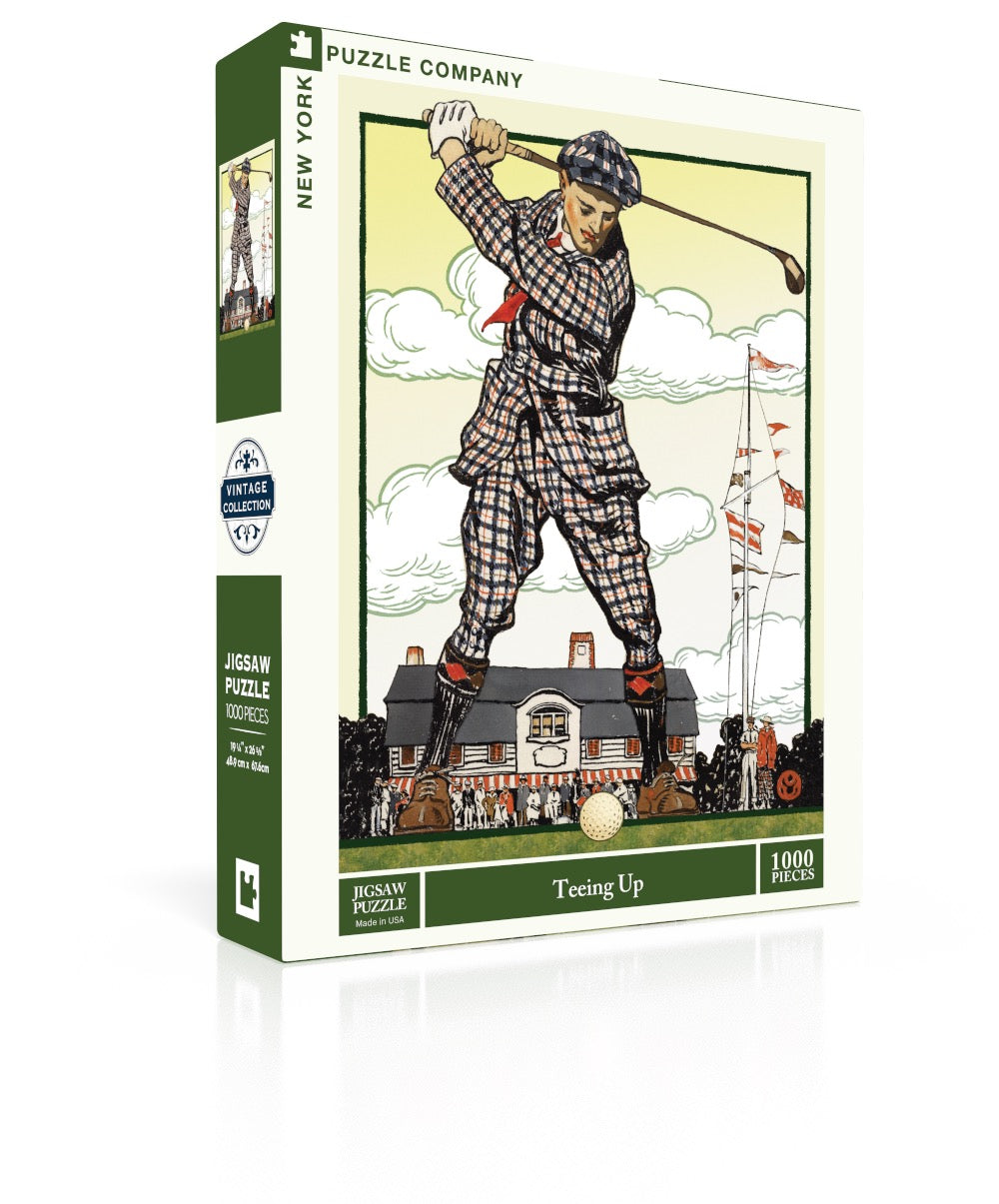 Teeing up - 1000pc Puzzle | New York Puzzle Company | NPZPD2565
