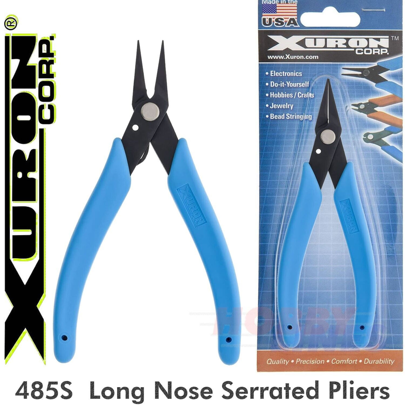 Long Nose Serrated Pliers | Xuron | 75507