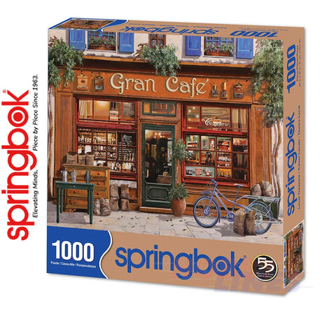 LOCAL TREASURE Gran Cafe 1000 piece SPRINGBOK Jigsaw Puzzle Random Cut Super Deluxe