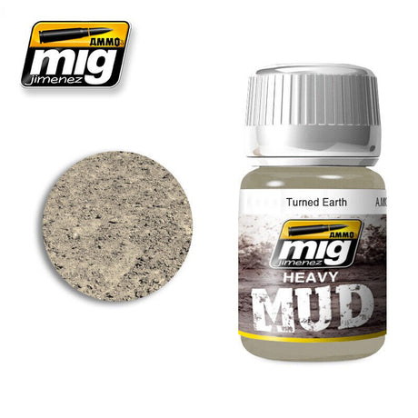 Enamel Heavy Mud - Turned Earth - 35ml | Ammo by Mig Jimenez | MIG1702