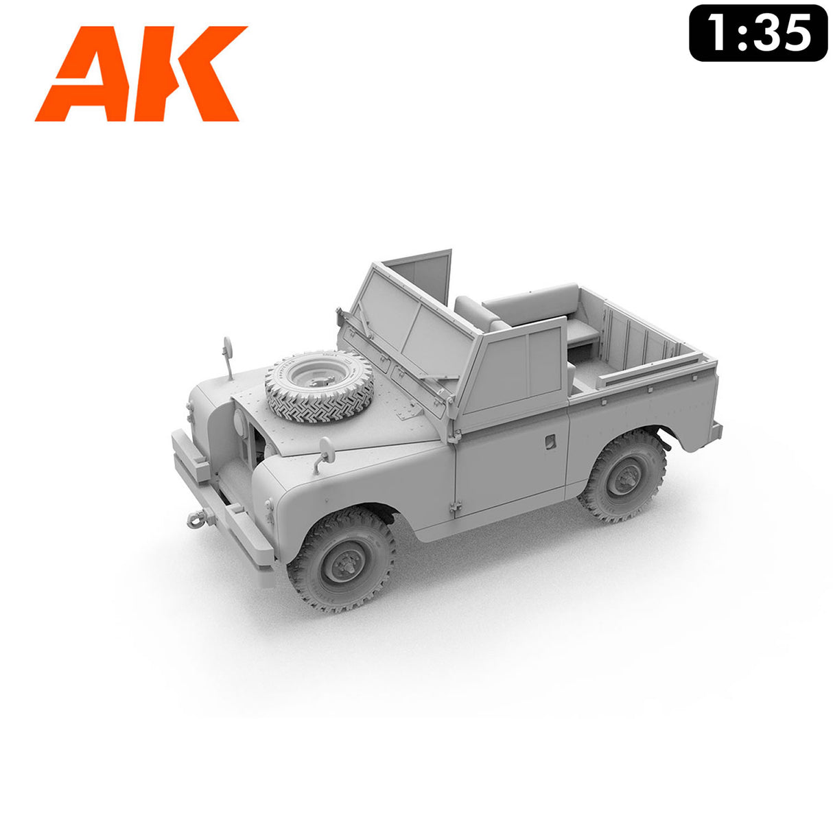 Land Rover 88 - Series IIA Rover 8 - Model Kit | AK interactive | AK35012