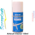 AIRBRUSH CLEANER Aerosol Instant Spray 150ml can SprayCraft Badger BA9120